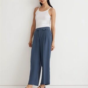 Madewell The Rosedale Straight Pant in Crepe